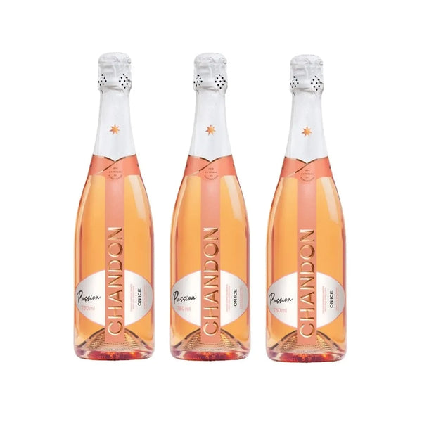 Kit Espumante Chandon Passion Rosé Demi-Sec 750 ml - 3 Unidades