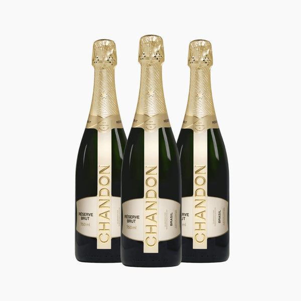 Kit 3 Vinhos Espumantes – Chandon Reserve Brut