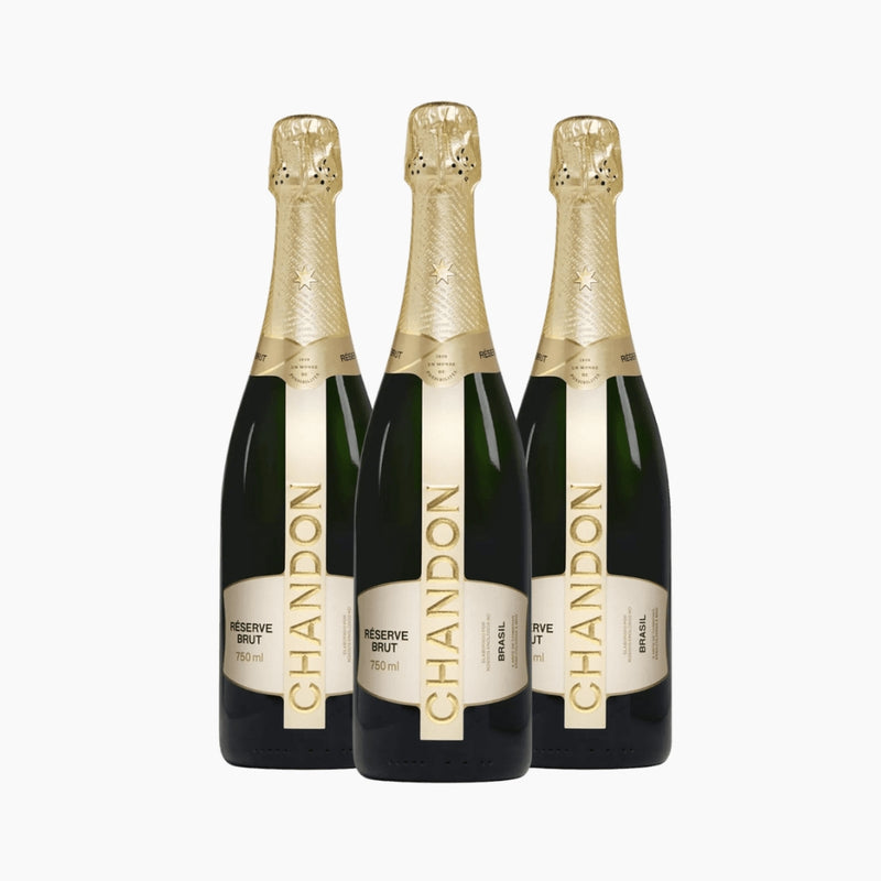 Kit 3 Vinhos Espumantes – Chandon Reserve Brut